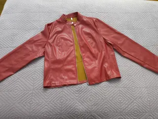 Chaqueta mujer piel sintética talla M
