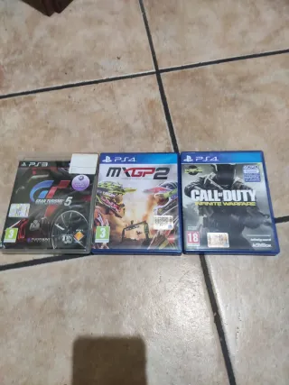 PS4 Gran Turismo 5, MXGP2, Call of Duty