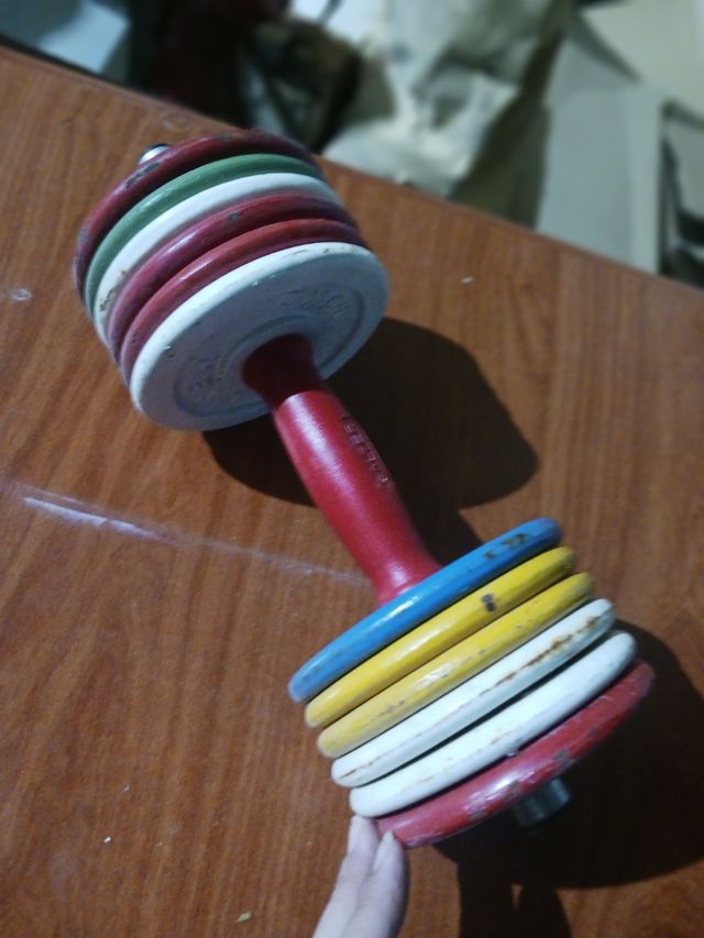 Mancuernas de colores