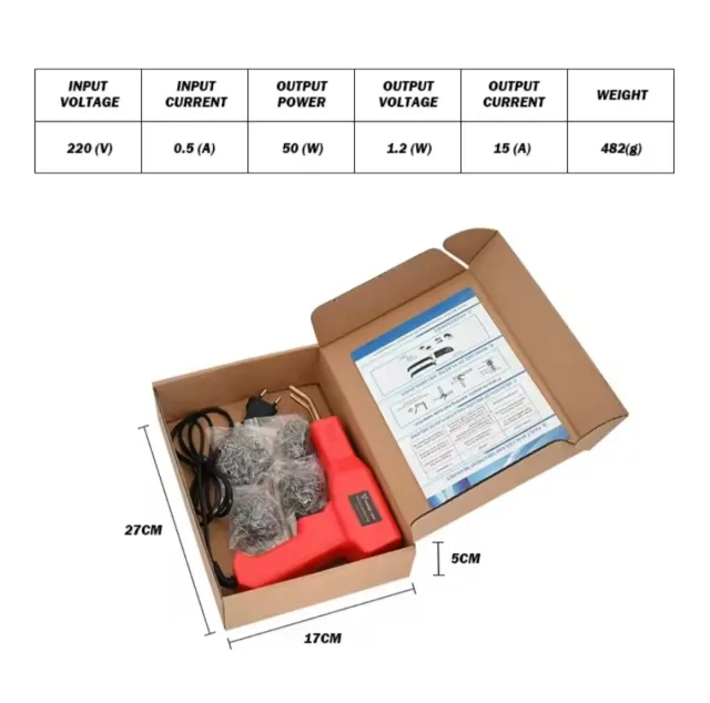 Pistola per saldatura in plastica