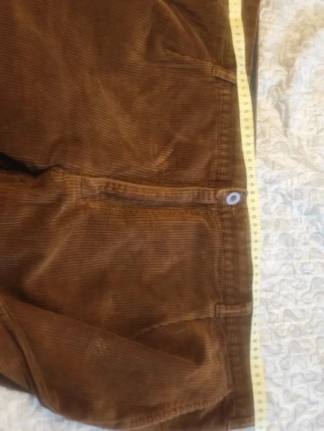 Pantalón pana clásico talla 58 marrón