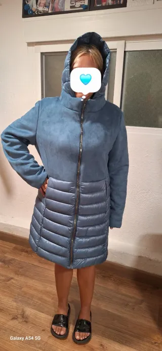 Campera mujer azul