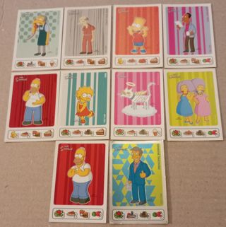 28 carte vintage Simpson miste