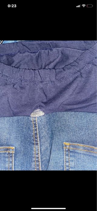 Pantalones premamá vaqueros azules