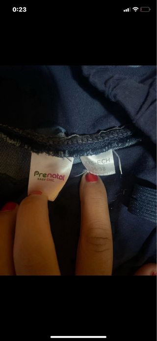 Pantalones premamá vaqueros azules
