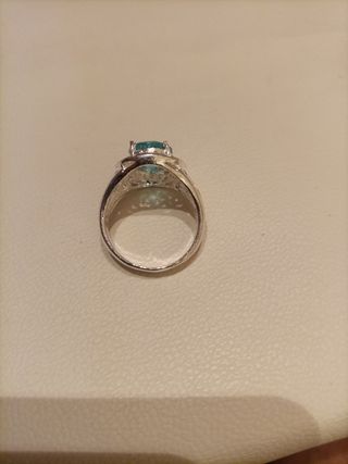 Plata Ley 925: Anillo, Pendientes y Cadena Colgant