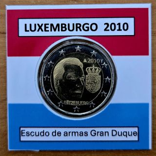 Luxemburgo 2010 Moneda Escudo Gran Duque