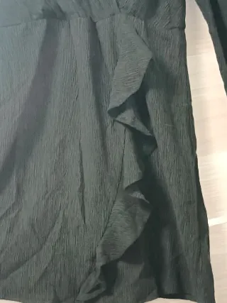 Vestido negro manga larga L