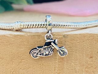 Charm Moto Harley Davidson - Plata