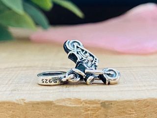 Charm Moto Harley Davidson - Plata