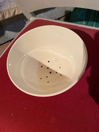 Maceta decorada con frutas