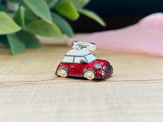 Colgante Coche Mini - Plata