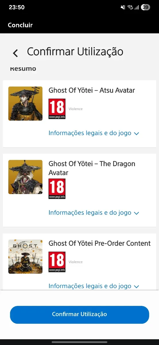 Conteúdo Pré-Encomenda Ghost of Yotei (Sem Jogo)