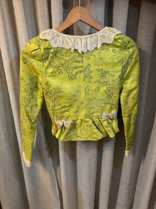 Corpiño de Fallera Verde y Dorado