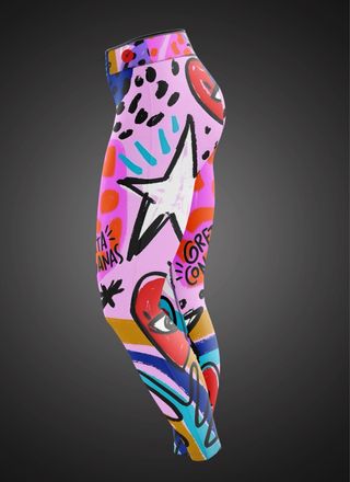 Mallas Leggings Diseño Comic Pop Art