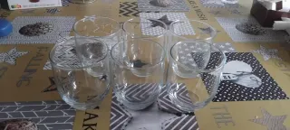 6 Vasos de Cristal 300ml