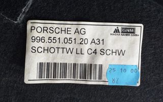 GUARNECIDO PORTON TRASERO 146248 PORSCHE 911 (TYP 996)