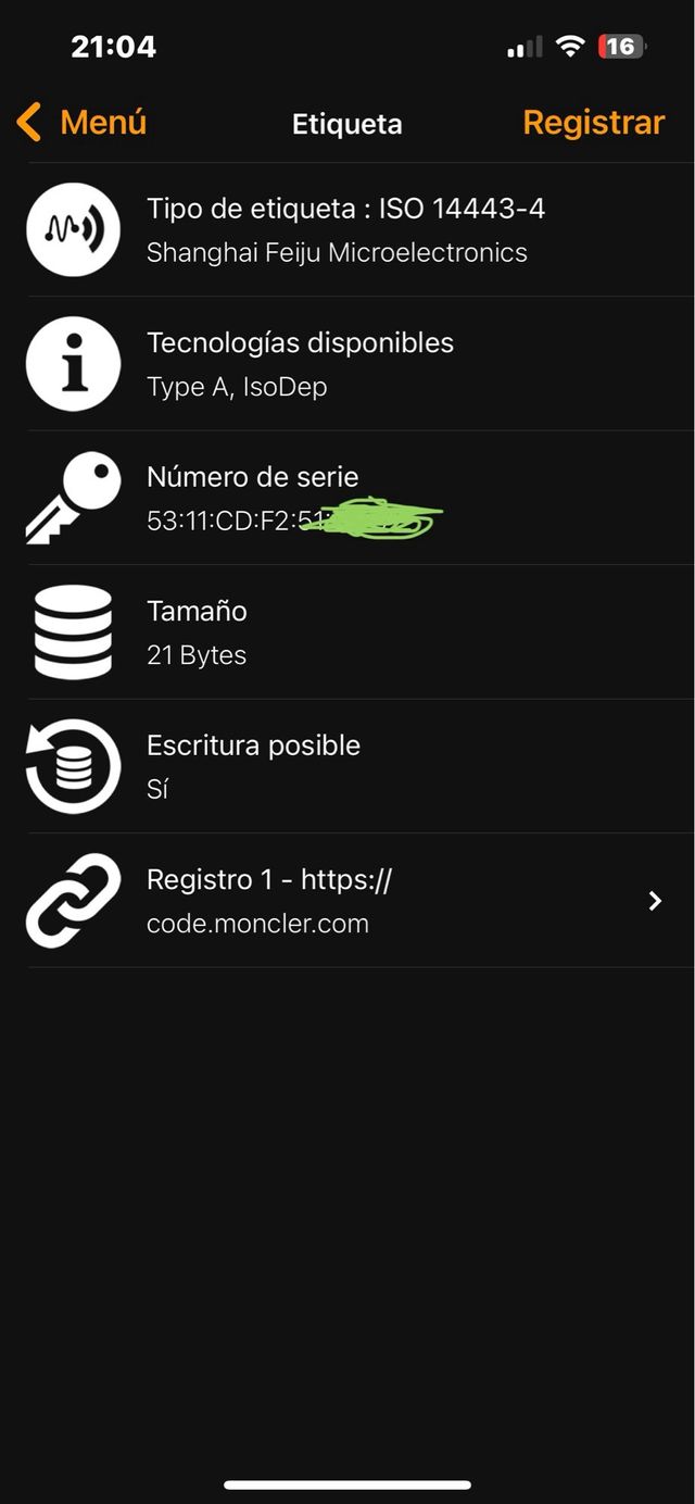 Giacca nera Moncler Montbeliard