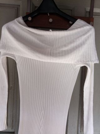 Sexy vestido de punto. Largo, ajustado.  Talla S/M