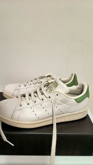 Zapatillas Adidas Stan Smith Blancas y Verdes