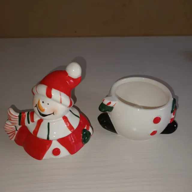 Zuccheriera Natalizia Ceramica