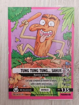 Carta Brainrot Anomalia (Serie Gamma)