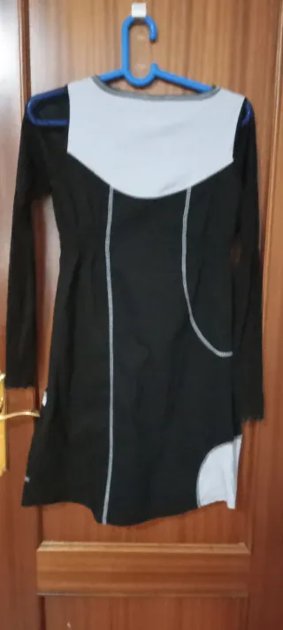 Vestido negro mujer talla L estampado