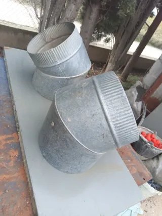 Codo chimenea 250mm 45°