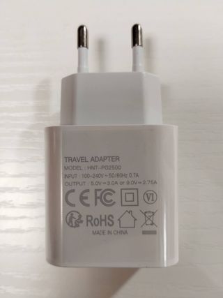 Cargador rápido USB-C 25W iPhone 14/13/12/11 Nuevo