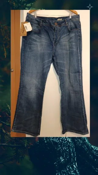 Jeans Bootcut Talla 54 Azul