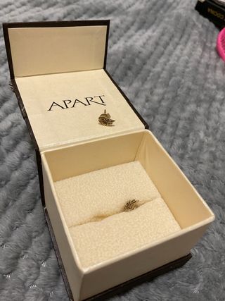 Pendientes infantiles oro Apart alas