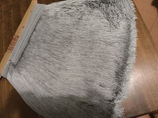 Flecos de Rayón Gris Claro 35cm
