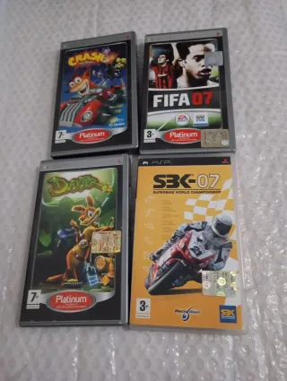 Lote 4 juegos PSP Italiano 

