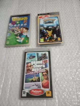 Lote 3 juegos PSP Sony