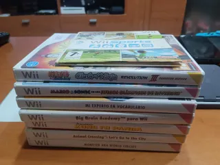 8 Juegos Wii: Naruto, Mario & Sonic, Kung Fu Panda
