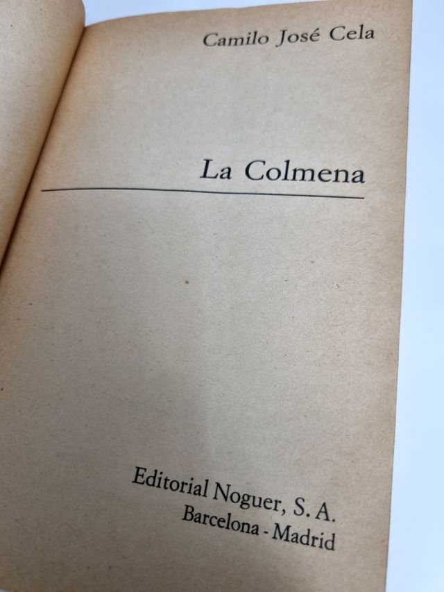 La Colmena - Camilo José Cela - Libro