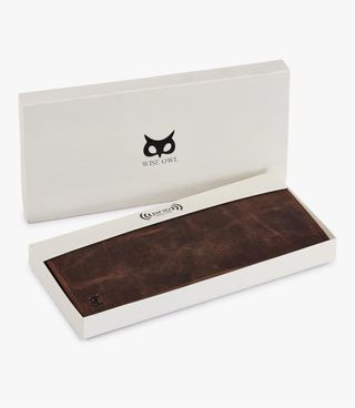 Cartera Larga de Cuero 100% real para hombre.