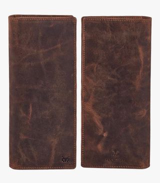 Cartera Larga de Cuero 100% real para hombre.