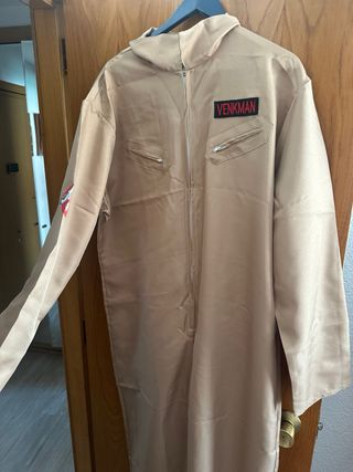 Disfraz Cazafantasmas Mono Beige.