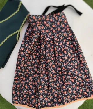 Conjunto Baturro Niña.  Hecho a mano. Nuevo.