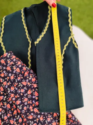 Conjunto Baturro Niña.  Hecho a mano. Nuevo.
