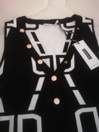 Vestido Lemon Negro y Blanco