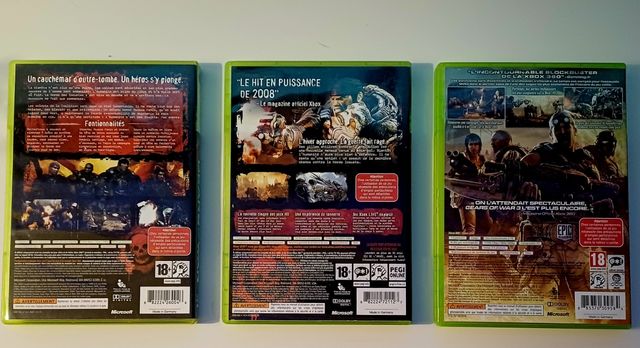 Gears of War 1, 2 y 3 Xbox 360