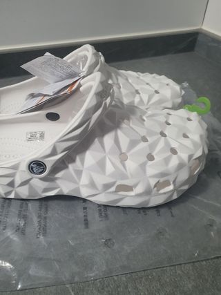 Zuecos Crocs Blancos Talla 43/44 Nuevos