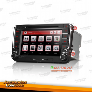 RADIO GPS 7" HD TÁCTIL ESPECÍFICO SEAT