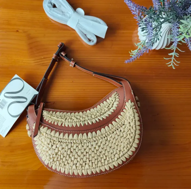 Bolso Polène de rafia