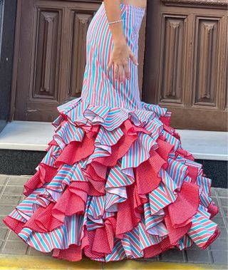 Falda de flamenca  T 3436