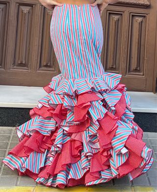 Falda de flamenca  T 3436