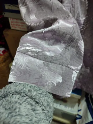 Traje de señora eventos púrpura/plata