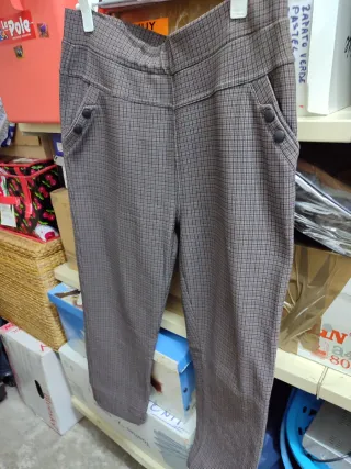 Pantalón de señora a cuadros